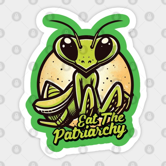 Eat the Patriarchy Sticker by Trendsdk